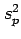 $ s_p^2$