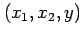 $ (x_1,x_2,y)$