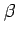 $ {\boldmath\beta}$