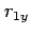 $\displaystyle r_{1y}$