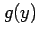 $ g(y)$