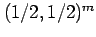 $ (1/2,1/2)^m$