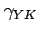 $ \gamma_{YK}$