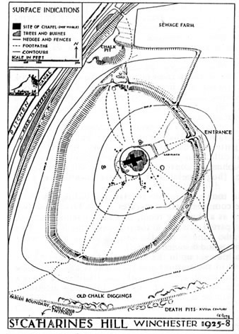 St Catherine's Hill survey 1925-8